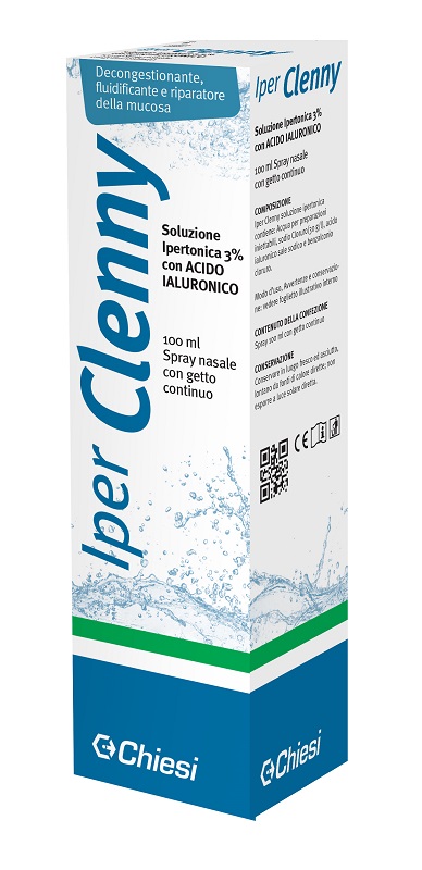 IPER CLENNY SPRAY NASALE EROGAZIONE CONTINUA SOLUZIONE IPERTONICA CON ACIDO IALURONICO 100 ML - Farmacia Murachelli Di Putelli dr. Giovanni