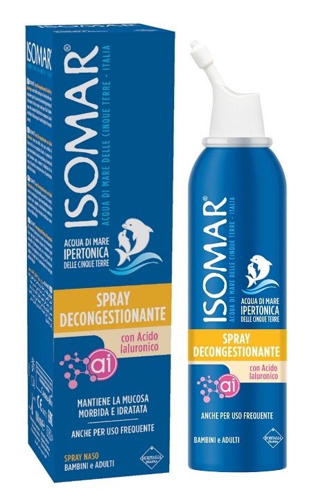 ISOMAR SPRAY DECONGESTIONANTE ACIDO IALURONICO 100 ML - Farmacia Murachelli Di Putelli dr. Giovanni