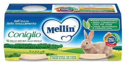 MELLIN OMOGENEIZZATO CONIGLIO 2X120 G - Farmacia Murachelli Di Putelli dr. Giovanni
