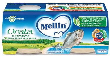MELLIN OMOGENEIZZATO ORATA 2X80 G - Farmacia Murachelli Di Putelli dr. Giovanni