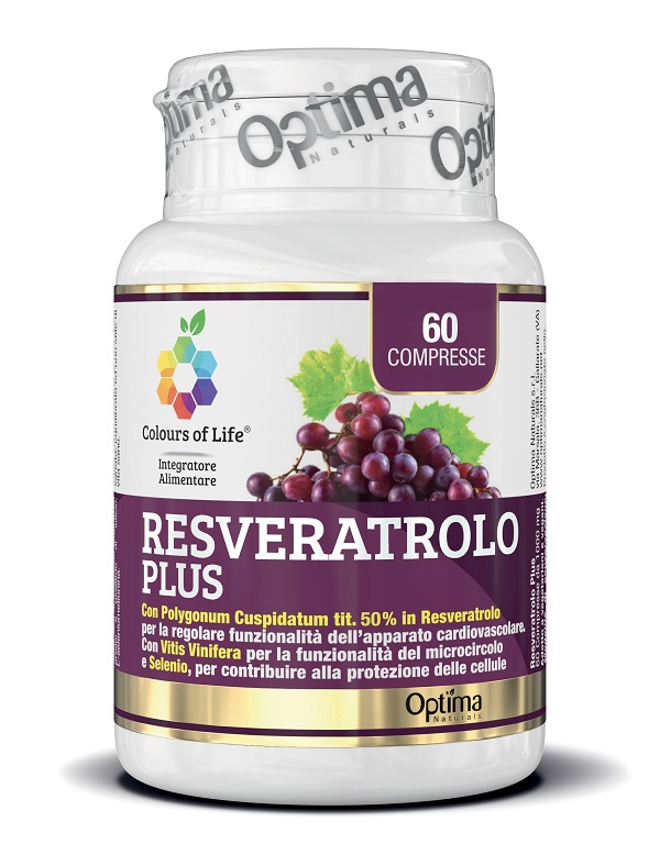 COLOURS OF LIFE RESVERATROLO PLUS 60 COMPRESSE 1000 MG - Farmacia Murachelli Di Putelli dr. Giovanni