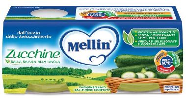 MELLIN OMOGENEIZZATO ZUCCHINE 2 X 80 G - Farmacia Murachelli Di Putelli dr. Giovanni