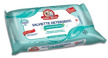 SANO E BELLO SALVIETTE DETERGENTI MUSCHIO BIANCO 50 PEZZI - Farmacia Murachelli Di Putelli dr. Giovanni