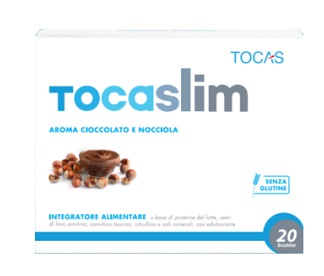 TOCASLIM CREMA DI CIOCCOLATO E NOCCIOLA 20 BUSTE DA 18 G - Farmacia Murachelli Di Putelli dr. Giovanni