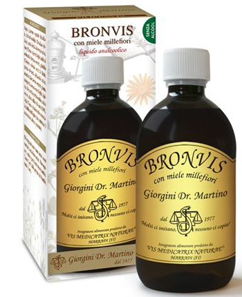 BRONVIS CON MIELE MILLEFIORI 500 ML - Farmacia Murachelli Di Putelli dr. Giovanni