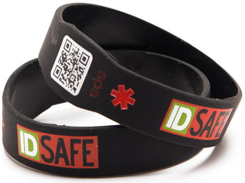 IDSAFE BRACCIALETTO NERO L - Farmacia Murachelli Di Putelli dr. Giovanni