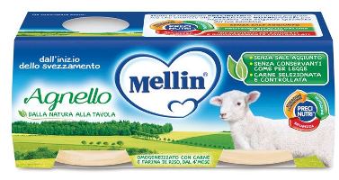 MELLIN OMOGENEIZZATO AGNELLO 2 PEZZI X 80 G - Farmacia Murachelli Di Putelli dr. Giovanni