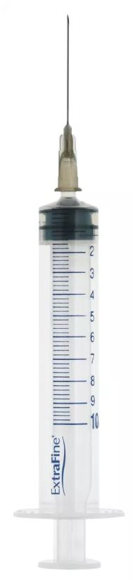 SIRINGA EXTRAFINE IPODERMICA 10 ML AGO 12 GAUGE 22 - Farmacia Murachelli Di Putelli dr. Giovanni