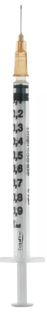 SIRINGA PER INSULINA EXTRAFINE TUB 1ML 100 UI AGO REMOVIBILE 26 GAUGE 0,45X12 MM 1 PEZZO - Farmacia Murachelli Di Putelli dr. Giovanni