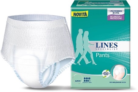LINES SPECIALIST PANTS SUPER L A MUTANDINA 12 PEZZI FARMA - Farmacia Murachelli Di Putelli dr. Giovanni