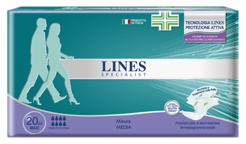 LINES SPECIALIS PANNOLONE A MUTANDINA MAXI MEDIA FARMA 20 PEZZI - Farmacia Murachelli Di Putelli dr. Giovanni