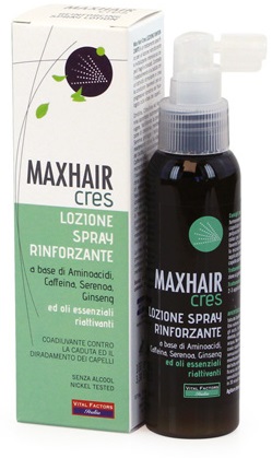MAXHAIR CRES LOZIONE ANTICADUTA 100 ML - Farmacia Murachelli Di Putelli dr. Giovanni