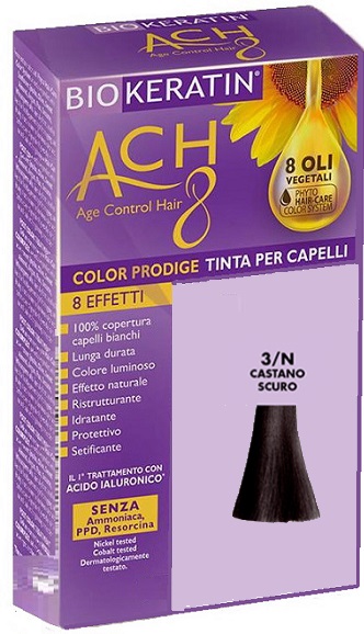 BIOKERATIN ACH8 COLOR PRODIGE 3/N CASTANO SCURO - Farmacia Murachelli Di Putelli dr. Giovanni