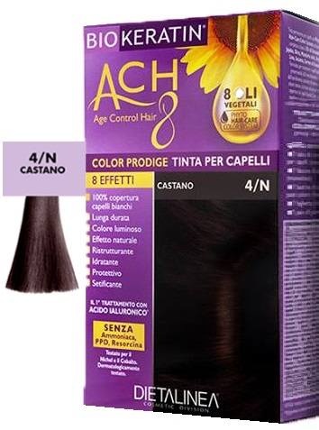 BIOKERATIN ACH8 COLOR PRODIGE 4/N CASTANO - Farmacia Murachelli Di Putelli dr. Giovanni