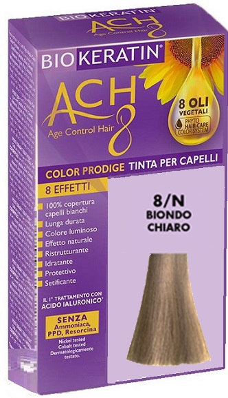 BIOKERATIN ACH8 COLOR PRODIGE 8/N BIONDO CHIARO - Farmacia Murachelli Di Putelli dr. Giovanni