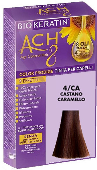 BIOKERATIN ACH8 COLOR PRODIGE 4/CA CASTANO CARAMELLO - Farmacia Murachelli Di Putelli dr. Giovanni