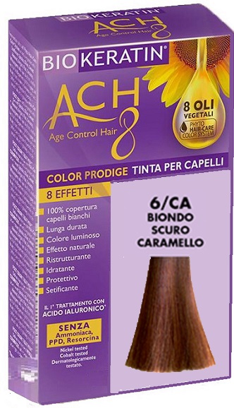 BIOKERATIN ACH8 COLOR PRODIGE 6/CA BIONDO SCURO CARAMELLO - Farmacia Murachelli Di Putelli dr. Giovanni