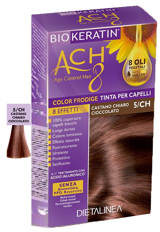 BIOKERATIN ACH8 COLOR PRODIGE 5/CH CASTANO CHIARO CIOCCOLATO - Farmacia Murachelli Di Putelli dr. Giovanni