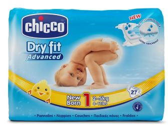 CH DRY FIT ADVANCE NEW BORN 27 PEZZI - Farmacia Murachelli Di Putelli dr. Giovanni