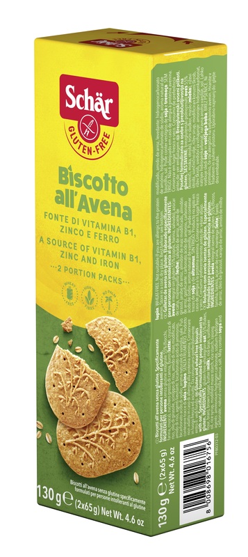 SCHAR BISCOTTI ALL'AVENA 2 BUSTE DA 65 G - Farmacia Murachelli Di Putelli dr. Giovanni