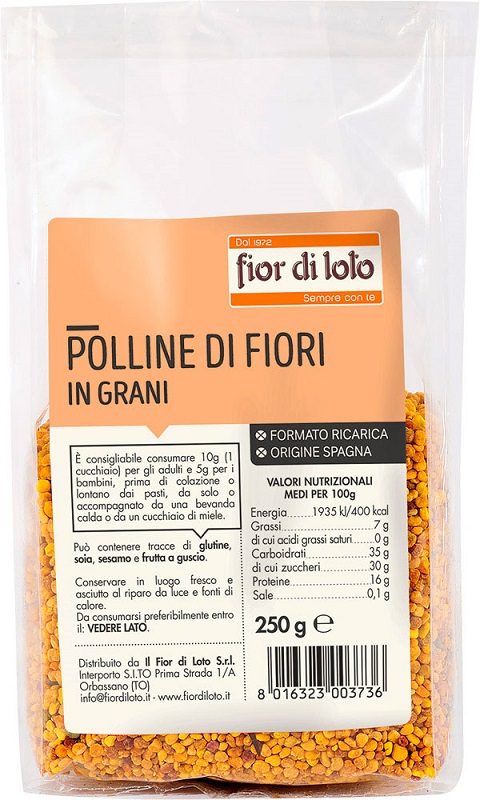 POLLINE IN GRANI RICARICA 250 G - Farmacia Murachelli Di Putelli dr. Giovanni