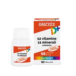 MASSIGEN DAILYVIT 12 VITAMINE 11 MINERALI 60 COMPRESSE RIVESTITE - Farmacia Murachelli Di Putelli dr. Giovanni