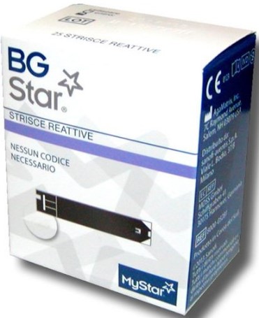 STRISCE REATTIVE MISURAZIONE GLICEMIA BGSTAR MYSTAR 50 PEZZI - Farmacia Murachelli Di Putelli dr. Giovanni