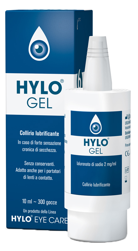 HYLO-GEL COLLIRIO LUBRIFICANTE ACIDO IALURONICO 0,2% 10 ML - Farmacia Murachelli Di Putelli dr. Giovanni
