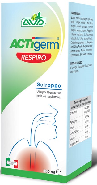 ACTIGERM RESPIRO SCIROPPO 250 ML - Farmacia Murachelli Di Putelli dr. Giovanni