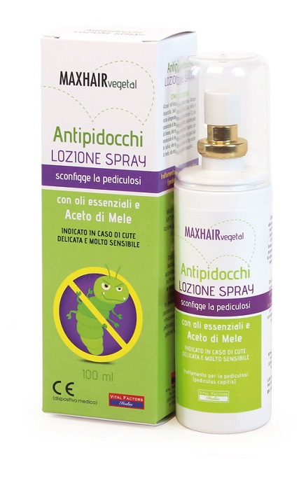 MAXHAIR VEGETAL SPRAY TRATTAMENTO PIDOCCHI 100 ML - Farmacia Murachelli Di Putelli dr. Giovanni