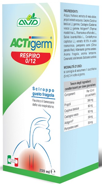 ACTIGERM RESPIRO 0-12 200 ML - Farmacia Murachelli Di Putelli dr. Giovanni