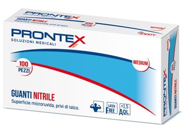 PRONTEX GUANTO IN NITRILE SENZA POLVERE PICCOLO 6/7 100 PEZZI - Farmacia Murachelli Di Putelli dr. Giovanni