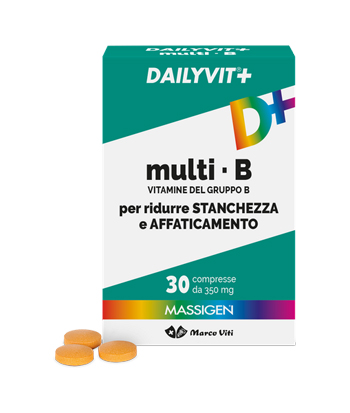 MASSIGEN MULTI B VITAMINE DEL GRUPPO B 30 COMPRESSE RIVESTITA DA 364 MG - Farmacia Murachelli Di Putelli dr. Giovanni