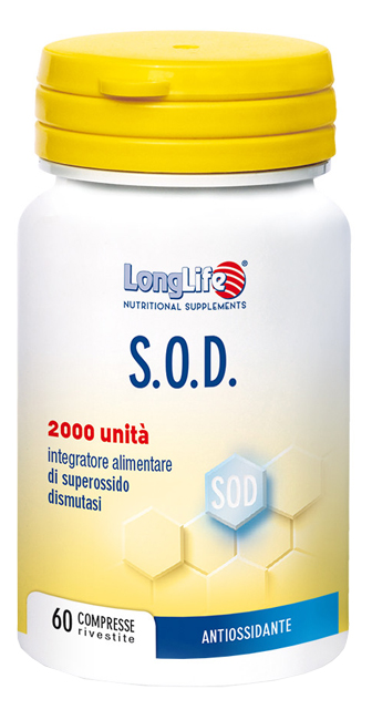 LONGLIFE SOD 2000 60 COMPRESSE RIVESTITE - Farmacia Murachelli Di Putelli dr. Giovanni