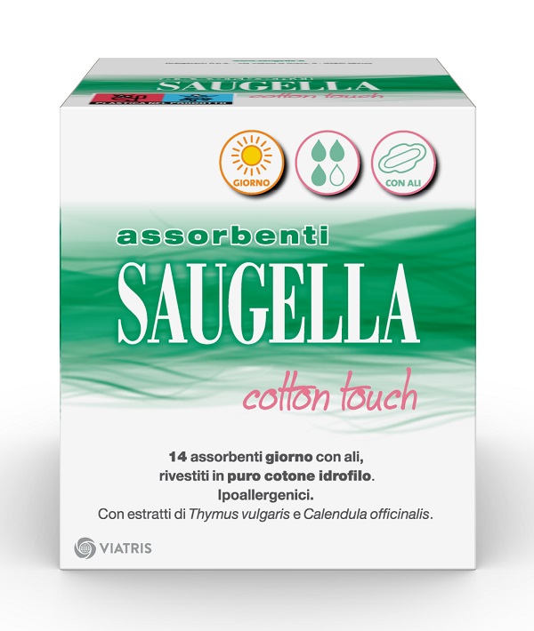 SAUGELLA COTTON TOUCH ASSORBENTI GIORNO 14 PEZZI TAGLIO PREZZO - Farmacia Murachelli Di Putelli dr. Giovanni