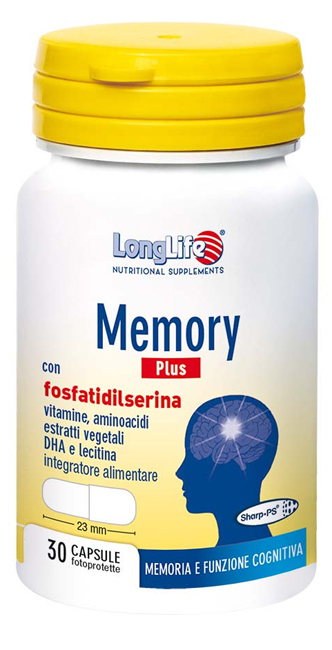 LONGLIFE MEMORY PLUS 30 CAPSULE FOTOPROTETTE - Farmacia Murachelli Di Putelli dr. Giovanni