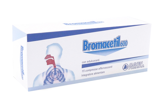 BROMACETIL 600 15 COMPRESSE EFFERVESCENTI - Farmacia Murachelli Di Putelli dr. Giovanni