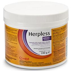 HERPLESS POLVERE BARATTOLO 240 G CON MISURINO - Farmacia Murachelli Di Putelli dr. Giovanni