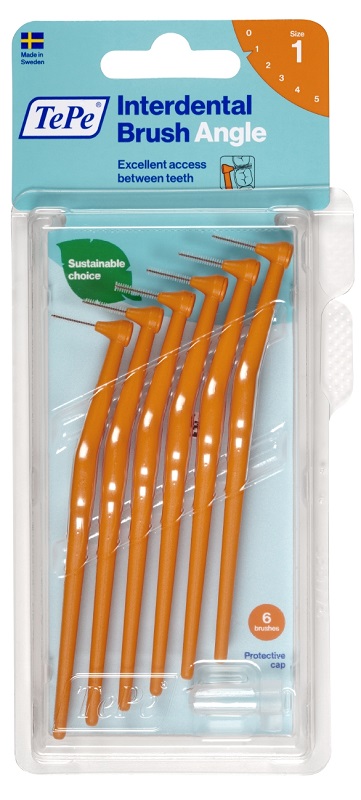 TEPE ANGLE SCOVOLINO ARANCIO 0,45MM 6 PEZZI - Farmacia Murachelli Di Putelli dr. Giovanni