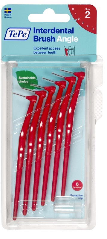 TEPE ANGLE SCOVOLINO ROSSO 0,5MM 6 PEZZI - Farmacia Murachelli Di Putelli dr. Giovanni