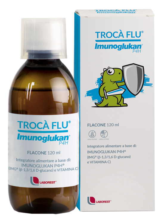 TROCA' FLU' IMUNOGLUKAN FLACONE 120 ML - Farmacia Murachelli Di Putelli dr. Giovanni