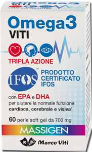 OMEGA3 VITI TRIPLA AZIONE 60 PERLE - Farmacia Murachelli Di Putelli dr. Giovanni