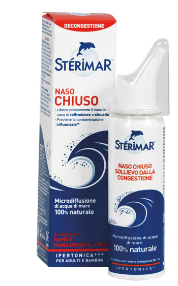 STERIMAR IPERTONICO NASO CHIUSO RAME E MANGANESE SPRAY 50 ML - Farmacia Murachelli Di Putelli dr. Giovanni