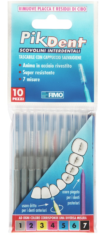 PIKDENT STUZZICOLINO 1 GRIGIO 10 PEZZI - Farmacia Murachelli Di Putelli dr. Giovanni