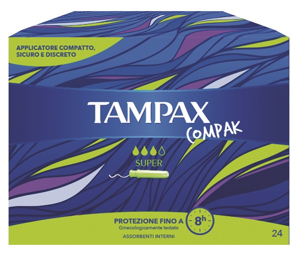 TAMPAX COMPAK SUPER 24 PEZZI - Farmacia Murachelli Di Putelli dr. Giovanni