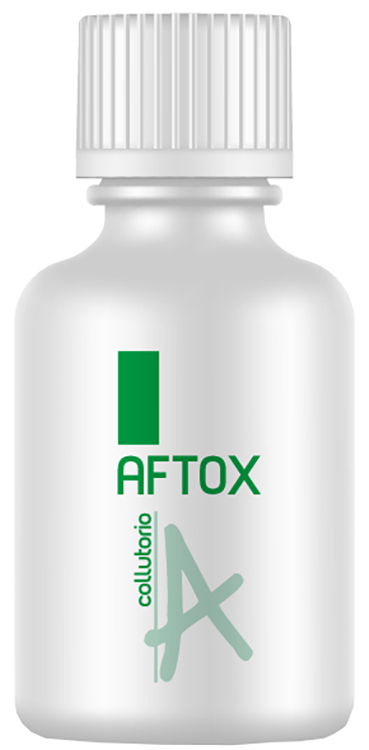 AFTOX COLLUTORIO FLACONE BIANCO, CON TAPPO E MISURINO DISPOSITIVO MEDICO INDICATO IN TUTTE LE LESIONI DEL CAVO ORALE E NEI PROCESSI INFIAMMATORI CORRELATI 100 ML 1 PEZZO - Farmacia Murachelli Di Putelli dr. Giovanni
