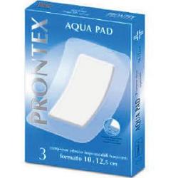 GARZA COMPRESSA PRONTEX AQUA PAD 10X12,5 CM 3 PEZZI - Farmacia Murachelli Di Putelli dr. Giovanni