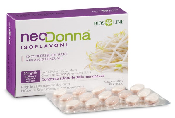 BIOSLINE NEODONNA ISOFLAVONI BISTRATO 30 COMPRESSE - Farmacia Murachelli Di Putelli dr. Giovanni