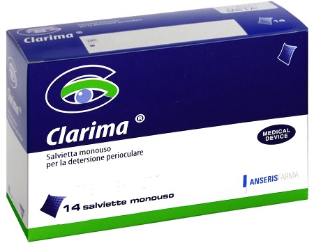 SALVIETTA PERIOCULARE CLARIMA 14 PEZZI - Farmacia Murachelli Di Putelli dr. Giovanni