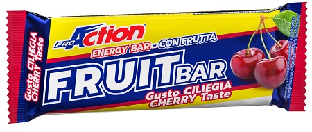 PROACTION FRUIT BAR BARRETTA ENERGETICA ALLA CILIEGIA 40 G - Farmacia Murachelli Di Putelli dr. Giovanni